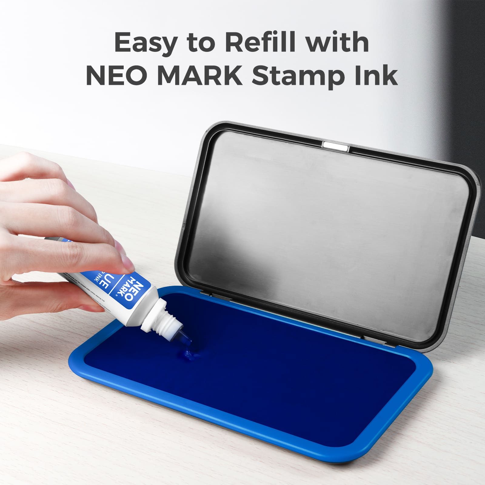 Blue Magnetic Stamp Pad