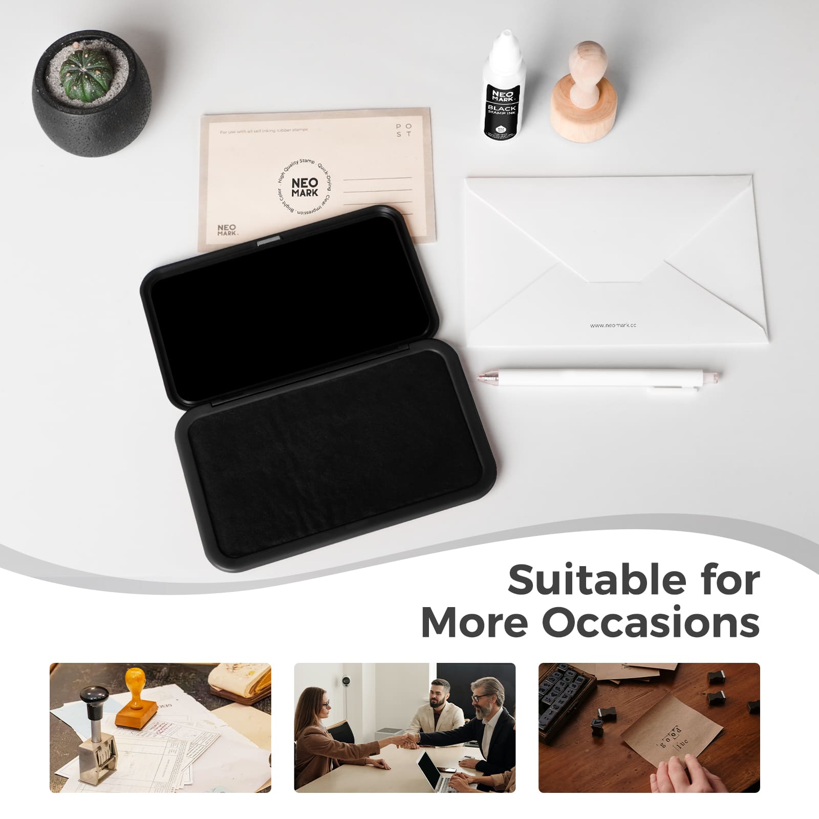 Black Magnetic Stamp Pad