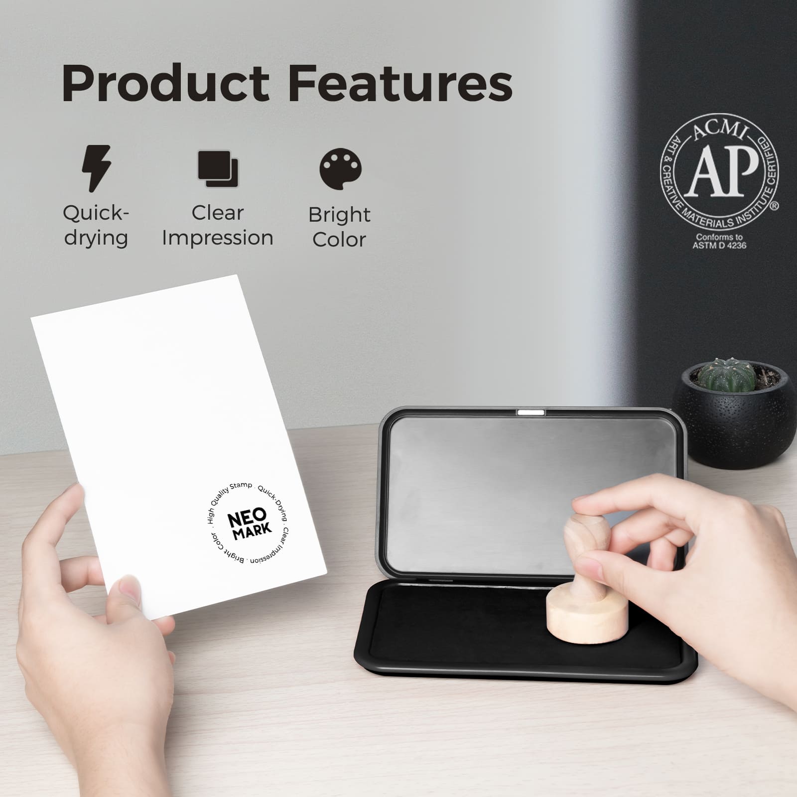 Black Magnetic Stamp Pad