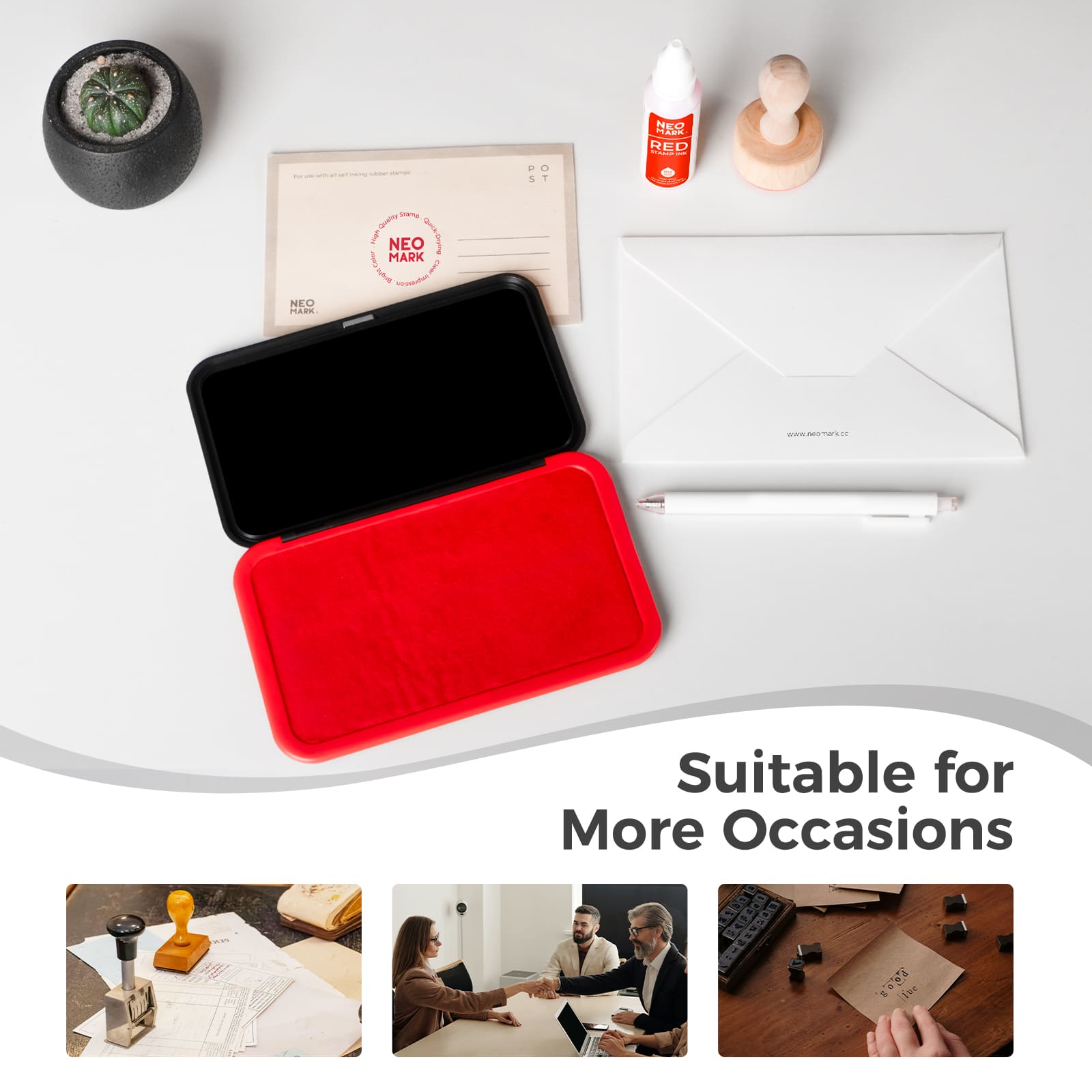Red Magnetic Stamp Pad