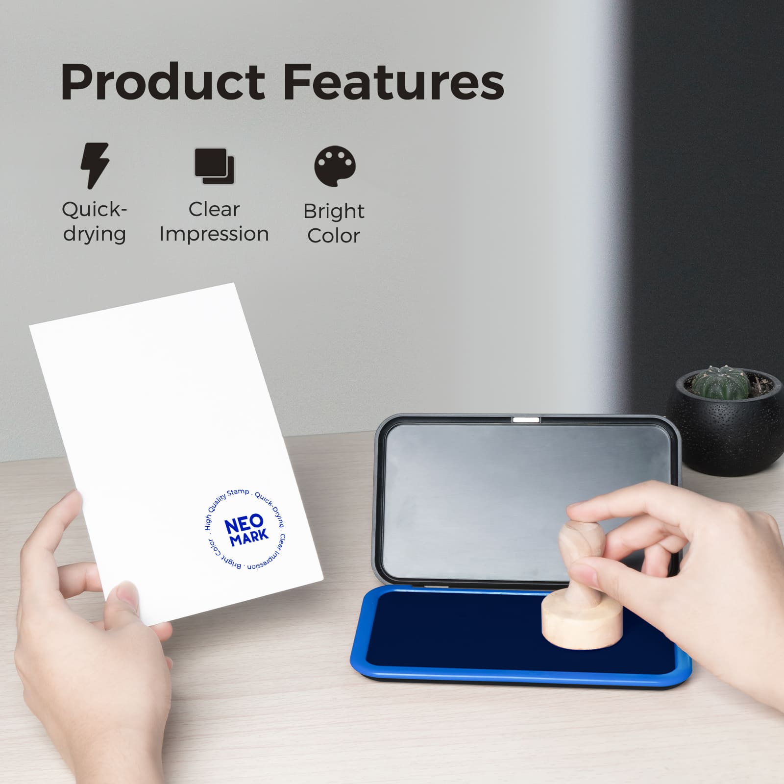 AP-Certified Blue Stamp Ink