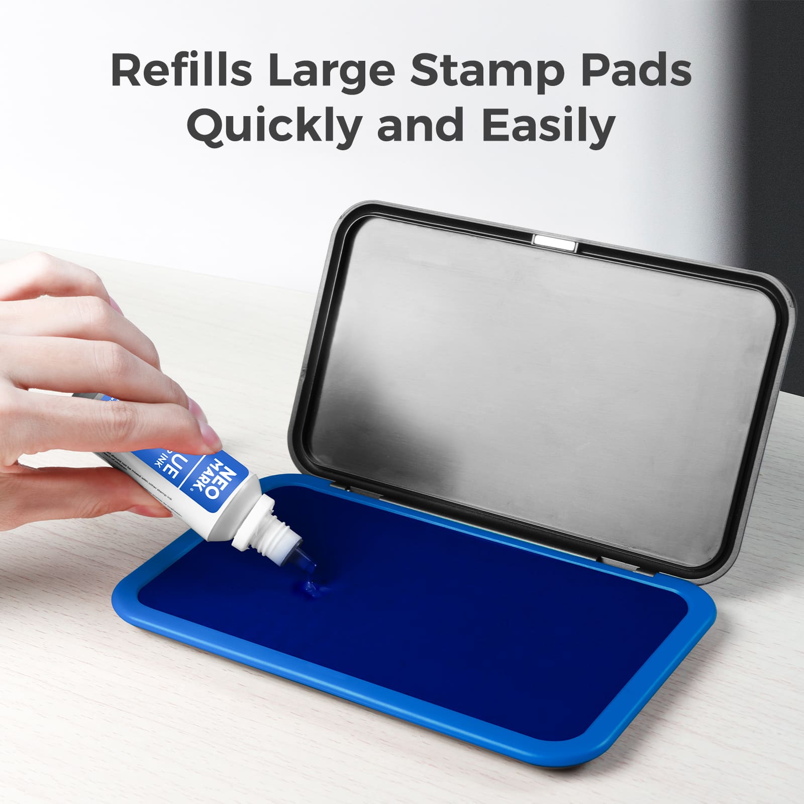AP-Certified Blue Stamp Ink