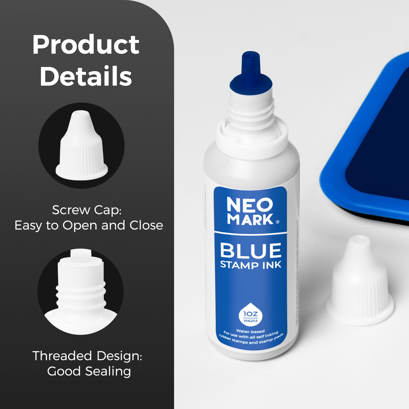 AP-Certified Blue Stamp Ink