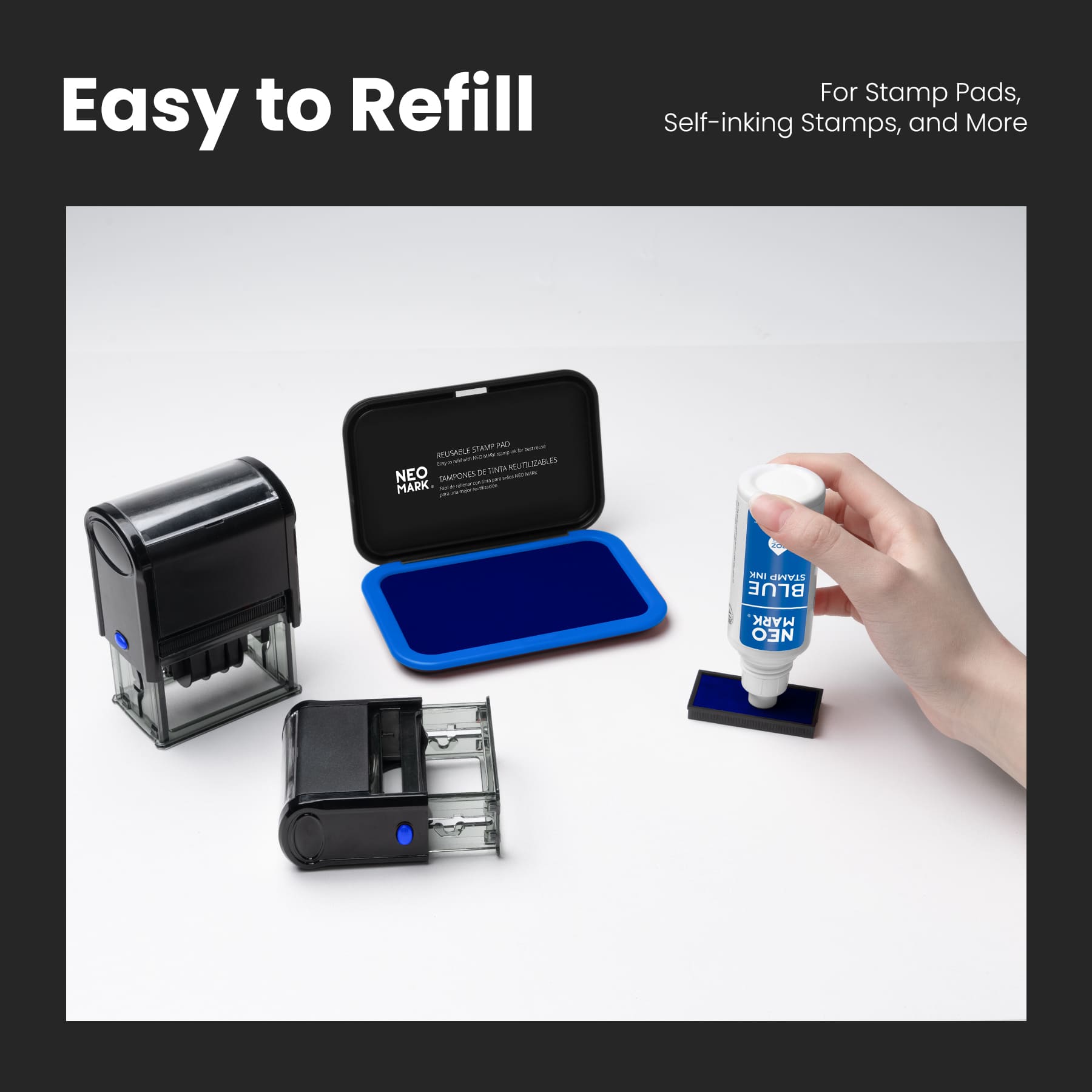 2oz AP-Certified Blue Stamp Ink