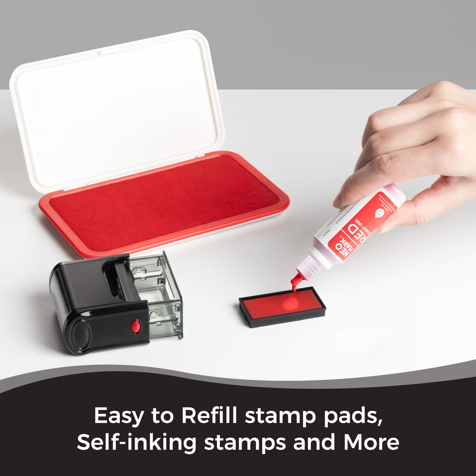 AP-Certified Red Stamp Ink