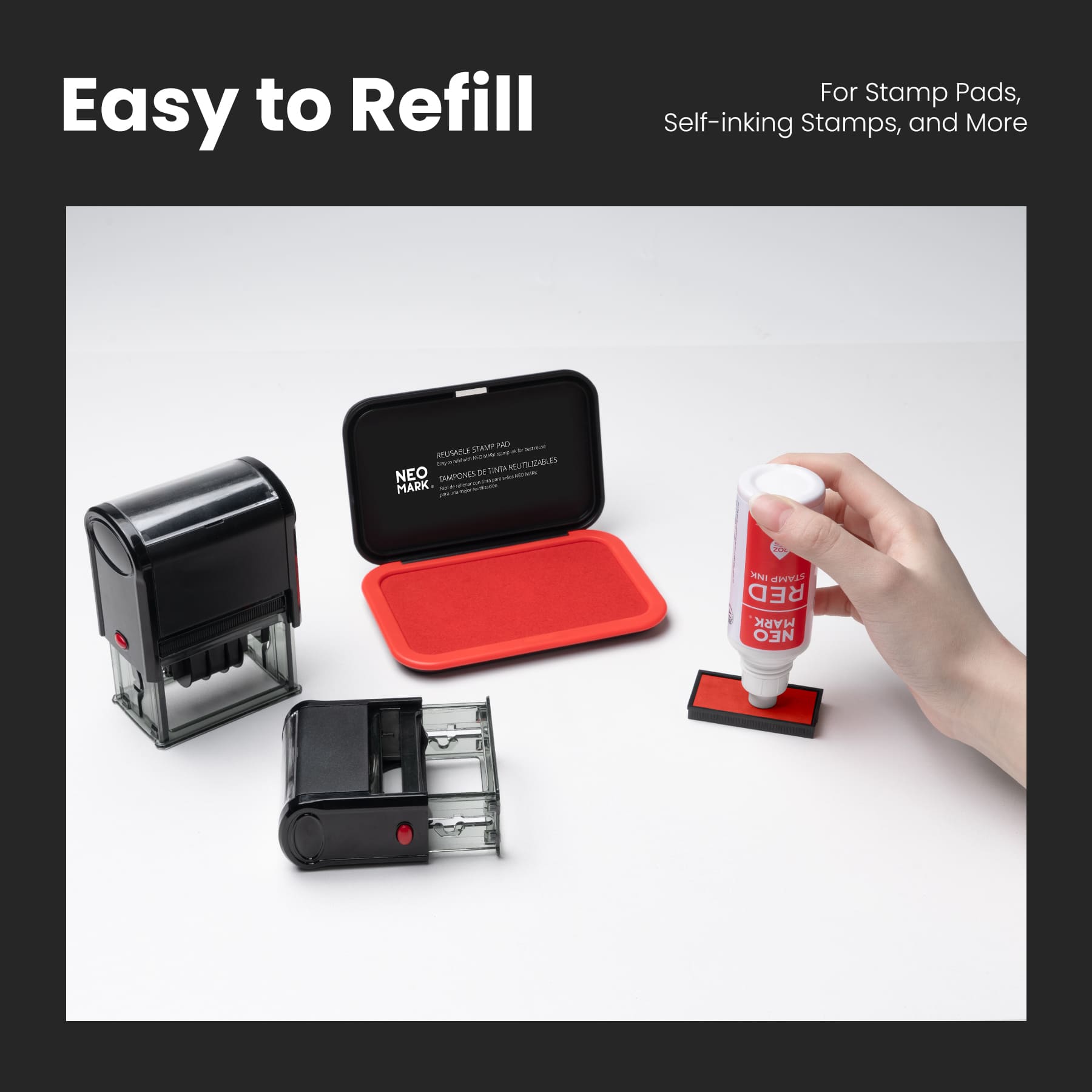 2oz AP-Certified Red Stamp Ink
