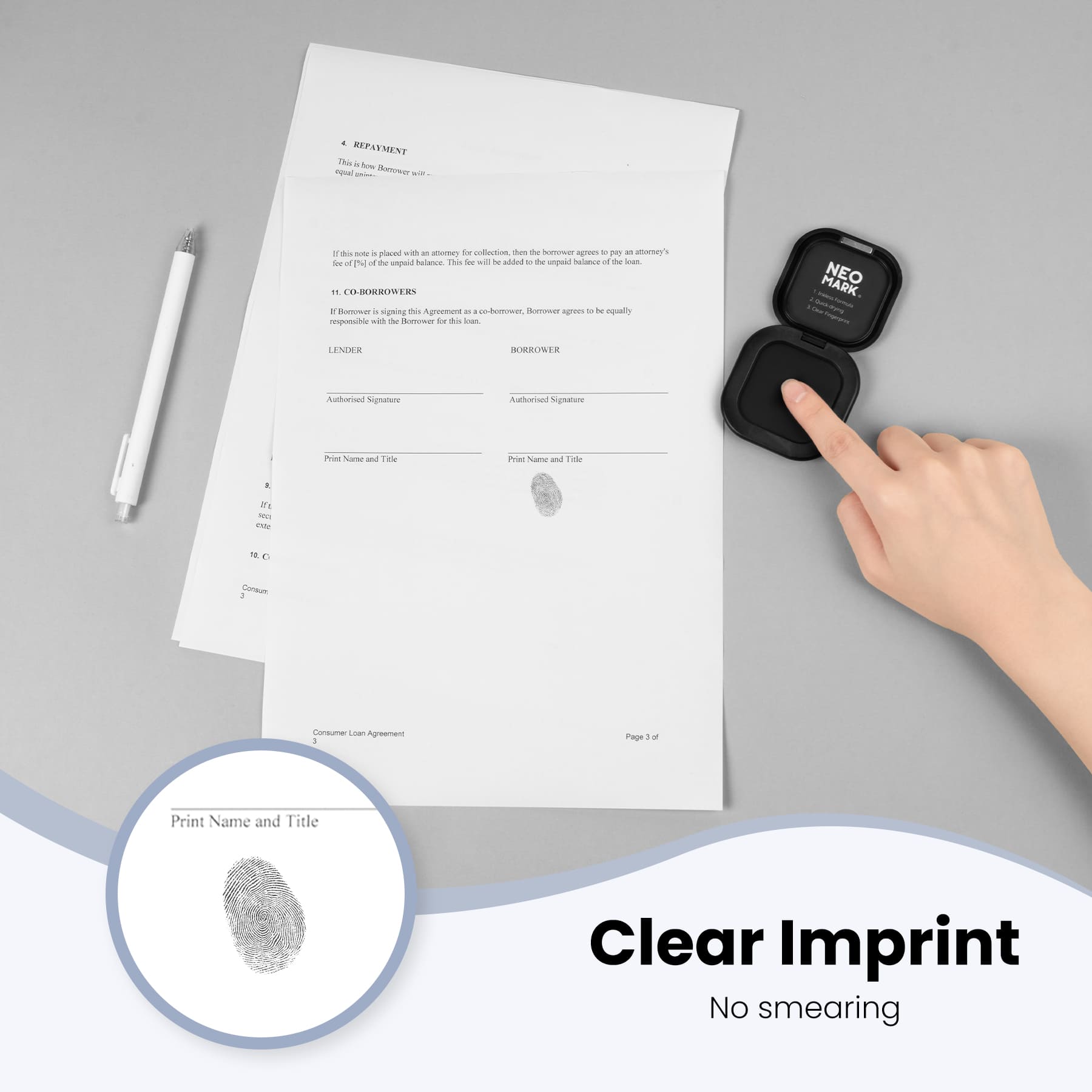 Fingerprint Ink Pad